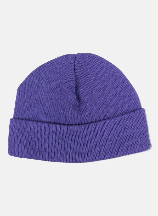 playmore Unisex Wool Ice Cap - Purple with Victory Sign Appliqued - Image 2