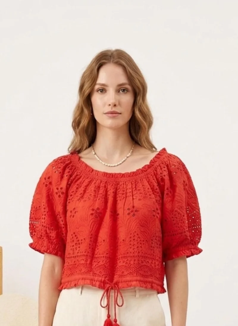 Alaya Women   Cotton Croptop -AL3738