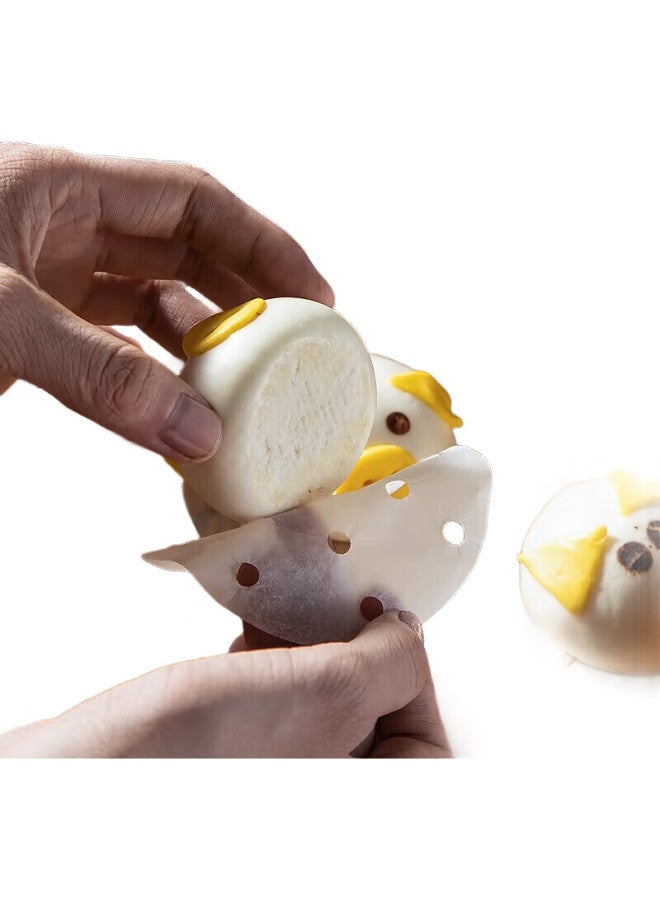 MAX COOK Maxcook Steamer Paper, Dumpling Liner, Steaming Paper, Steamer Rack Paper, Disposable, 100 Sheets, Diameter 26Cm, Mcpj1672 - Image 3