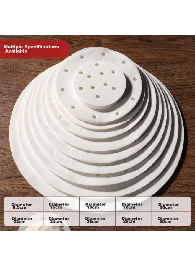 MAX COOK Maxcook Steamer Paper, Dumpling Liner, Steaming Paper, Steamer Rack Paper, Disposable, 100 Sheets, Diameter 26cm, Mcpj1672 - Image 4