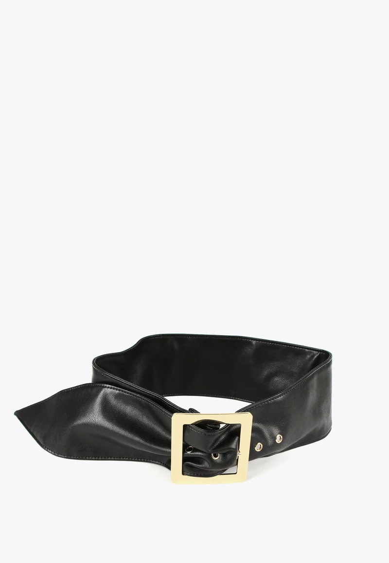 Lola Casademunt Wide belt with maxi buckle