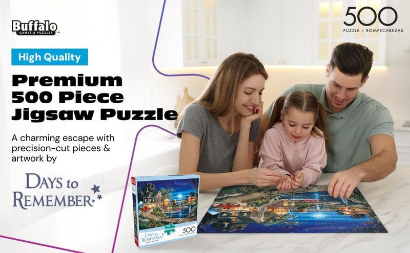 Buffalo Games - Days to Remember - Autumn Memories - 500 Piece Jigsaw Puzzle For Adults - Challenging Puzzle Perfect for Game Nights - 500 Piece Finished Size Is 21.25 x 15.00 - Image 2