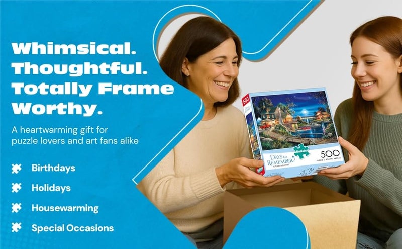 Buffalo Games - Days to Remember - Autumn Memories - 500 Piece Jigsaw Puzzle For Adults - Challenging Puzzle Perfect for Game Nights - 500 Piece Finished Size Is 21.25 x 15.00 - Image 5