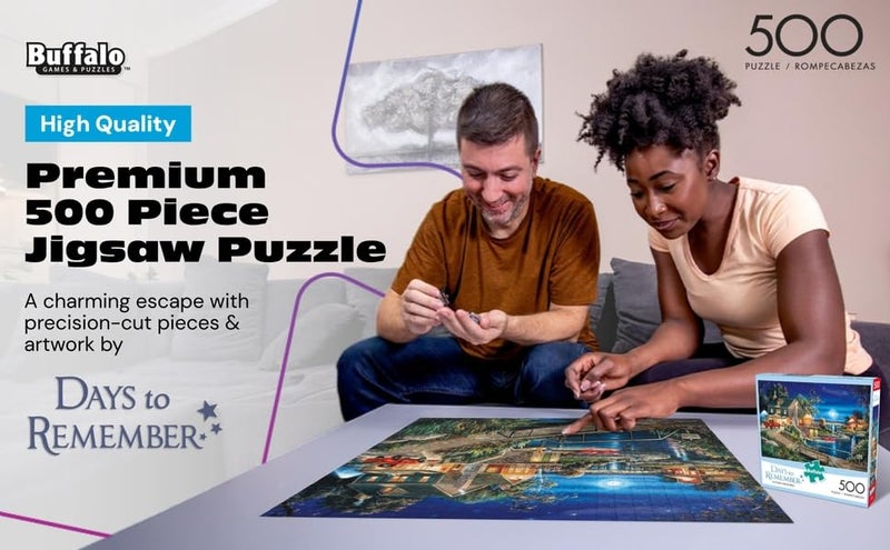 Buffalo Games - Days to Remember - Autumn Memories - 500 Piece Jigsaw Puzzle For Adults - Challenging Puzzle Perfect for Game Nights - 500 Piece Finished Size Is 21.25 x 15.00 - Image 3