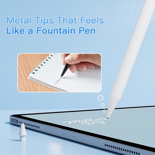 Love Mei رؤوس أقلام بديلة LOVE MEI لقلم أبل برو، رؤوس أقلام مطورة تناسب أبل الجيل الثاني والأول USB-C، وقلم لوجيتك الرقمي، مجموعة رؤوس أقلام باد برو 6 - Image 3