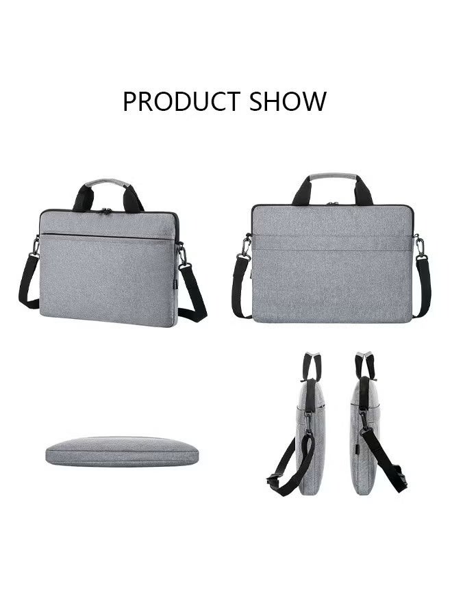 DUNISO 15.6 Inch Laptop Bag Lightweight Computer Bag Travel Business Handbag Briefcase Water Resistant Shoulder Messenger Bag for Men and Women Work Office College School - Image 4