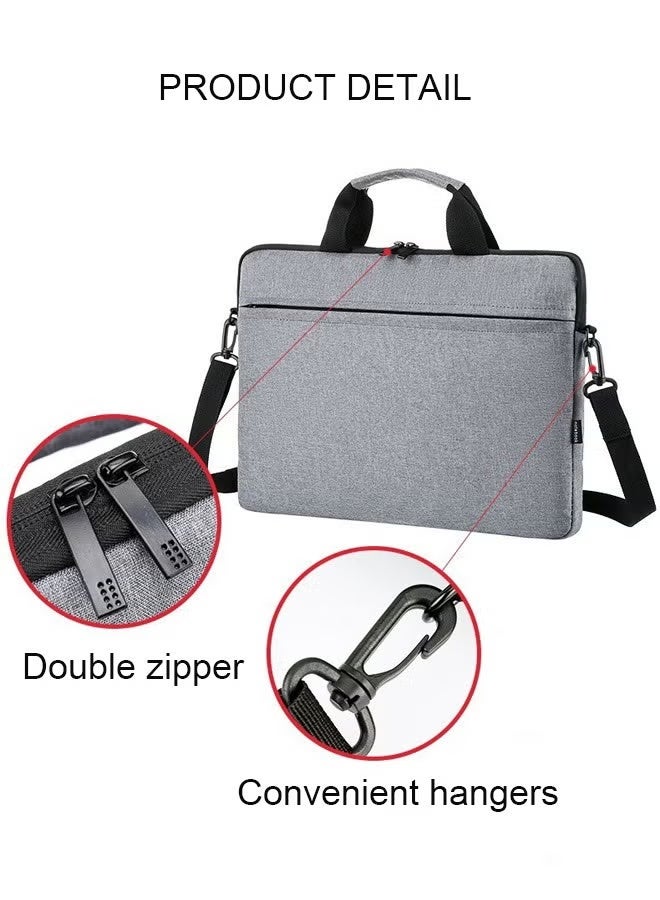 DUNISO 15.6 Inch Laptop Bag Lightweight Computer Bag Travel Business Handbag Briefcase Water Resistant Shoulder Messenger Bag for Men and Women Work Office College School - Image 5