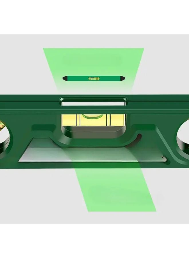 Type B Magnetic Torpedo Level Compact Green Black Woodworking Tool For DIY - Image 2