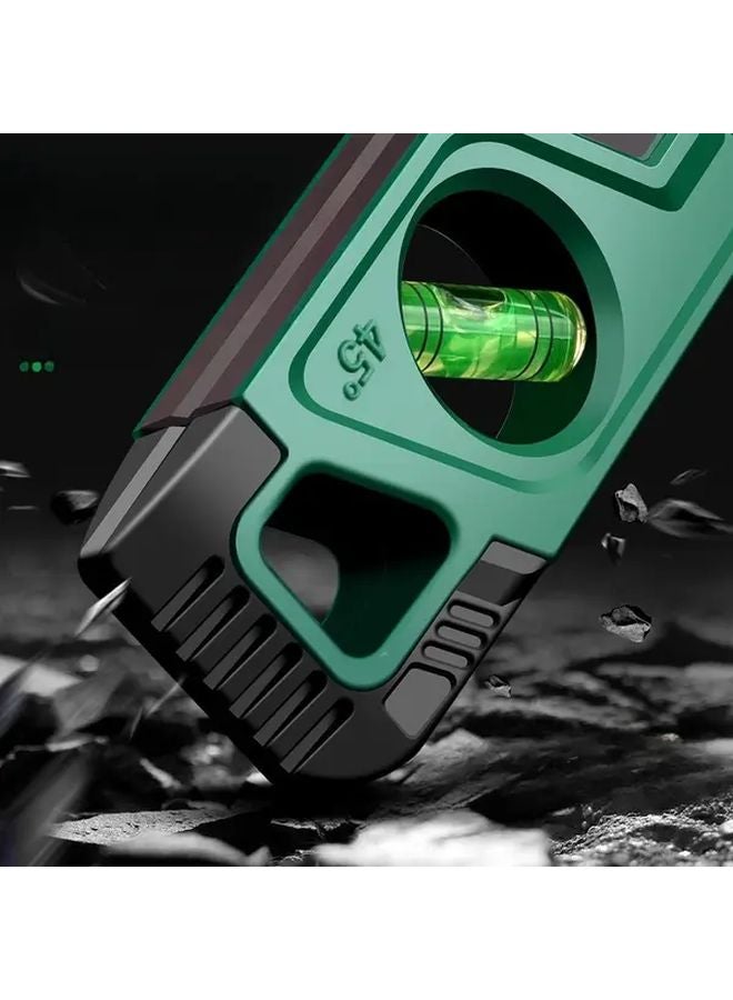 Type B Magnetic Torpedo Level Compact Green Black Woodworking Tool For DIY - Image 5