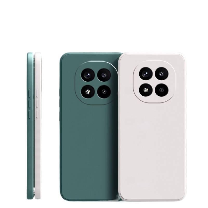 غطاء واقي، مقاوم للصدمات لـ Redmi Note 14، أحمر، سيليكون، حماية من السقوط، ملمس غير لامع من السيليكون باللون الأحمر للرحلات اليومية لترتيب الأغراض للتخزين العملي - Image 2