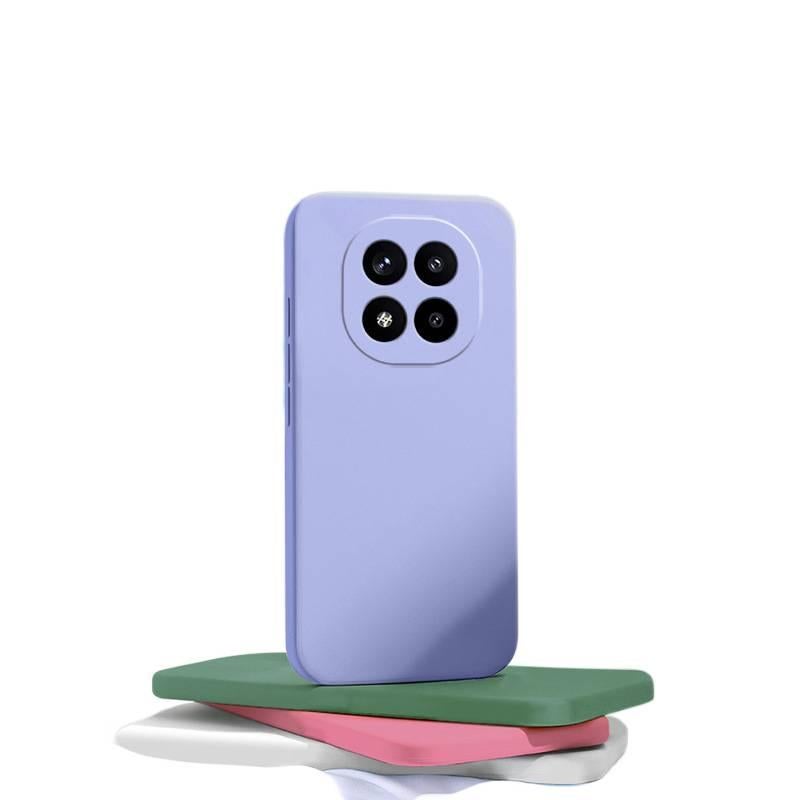 غطاء واقي، مقاوم للصدمات لـ Redmi Note 14، أحمر، سيليكون، حماية من السقوط، ملمس غير لامع من السيليكون باللون الأحمر للرحلات اليومية لترتيب الأغراض للتخزين العملي - Image 3
