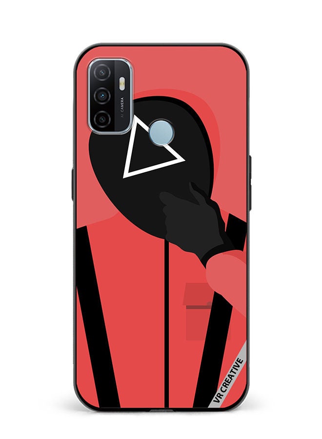 VR CREATIVE Protective Case Cover For Oppo A53 Squid Game Soldier Design Multicolour - Image 1