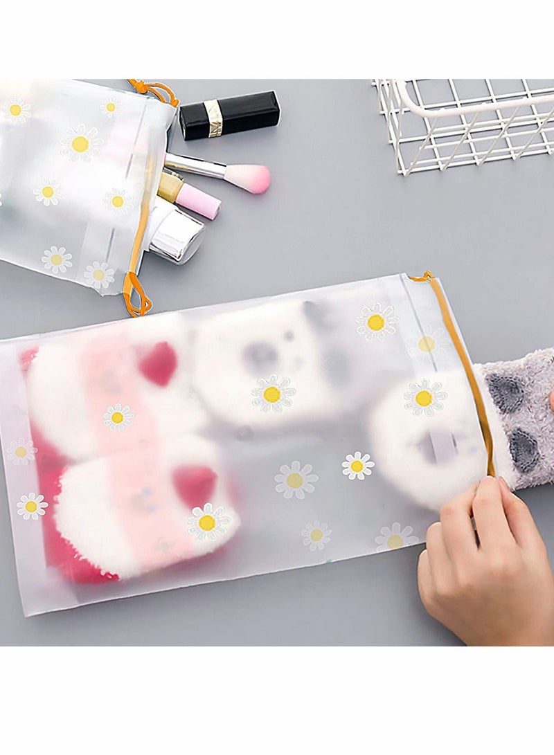 SYOSI 20 PCS Drawstring Storage Bag Travel Space Saver Shoe Organizer Bag Frosted Seal Clothes Bags Garment Bags Shoe Bags Waterproof Luggage Organiser Pouch for Clothes Shoes - Image 2