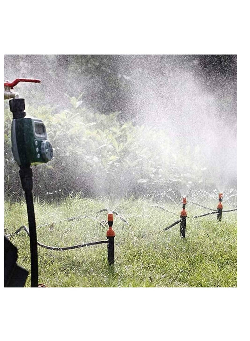 Dubkart Automatic Watering Timer, Large Screen Timing Watering Device Outdoor Garden Sprinkler Controller Intelligent (Green/Grey) - Image 2