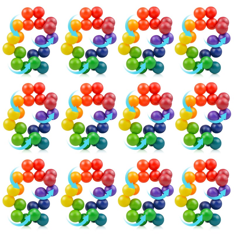 Yrissmiss Easter Basket Stuffers Gifts for Kids Boys Girls Yrissmiss 12PCS Autism Sensory Toys for Autistic Children Quiet Fidget for Adults Kids Autism for Toddlers 34 Travel for Ages 35 Gift A - Image 3