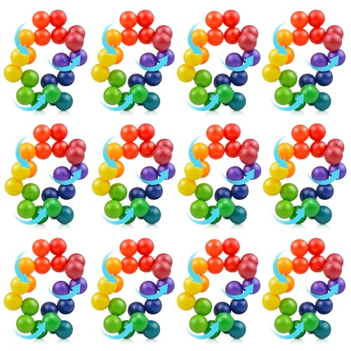 Yrissmiss Easter Basket Stuffers Gifts for Kids Boys Girls Yrissmiss 12PCS Autism Sensory Toys for Autistic Children Quiet Fidget for Adults Kids Autism for Toddlers 34 Travel for Ages 35 Gift A - Image 1