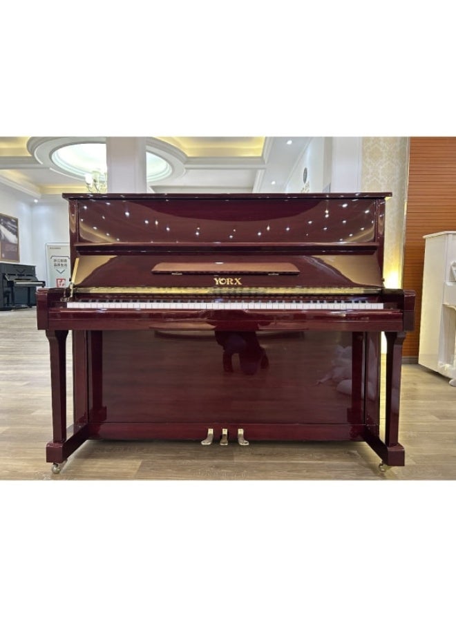Yorx HU-118-MHP Upright Piano Mahogany Polish Hight 118cm With Bench