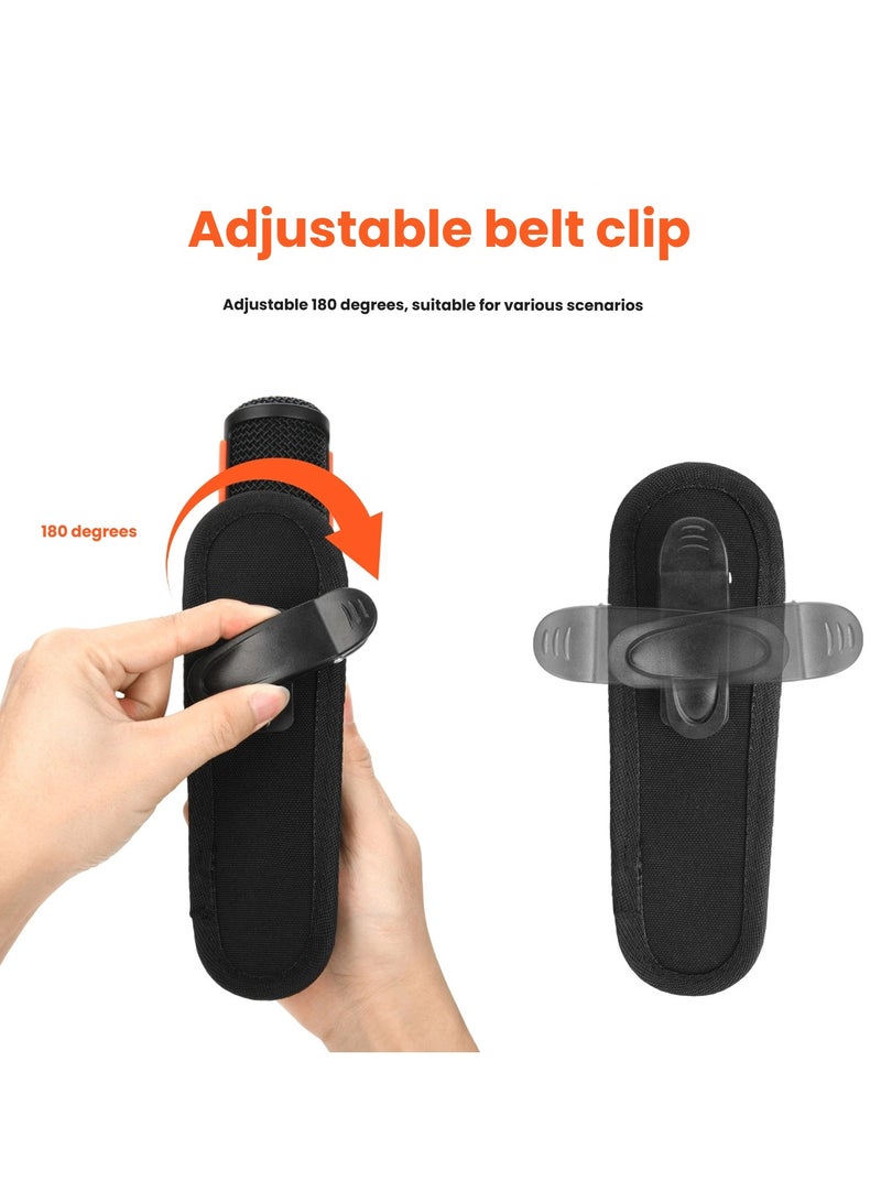 general Microphone Storage and Protective Case Universal Belt Clip Mount Karaoke Live Streaming Microphone Holder Shockproof and Portable - Image 4