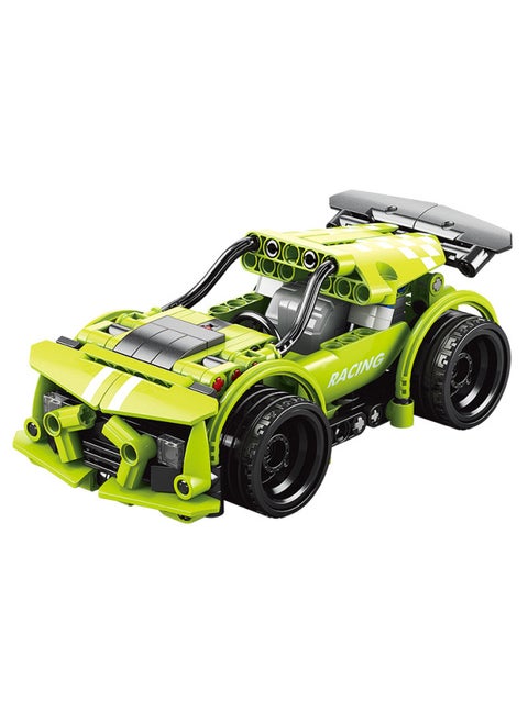Pingao Building Block Technology Integrated Racing.-Color:Tech Racing - Green Field Ghost 60035