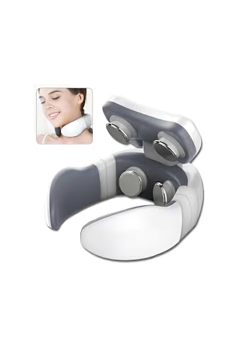 Relax Smart Electric Pulse Neck Muscle Stimulator – Portable 4D Wireless Massager for Neck Relaxation & Muscle Tension Relief - Image 1