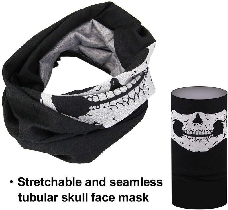 ZKSM 3Pcs Breathable Face Masks Skull Mask Seamless Balaclava Mask Headwear Scarf - Image 3