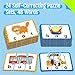 SpriteGru 24 Set 3Letter Word Puzzle Cards 72 PCS Self Correcting Word Spelling Puzzles Double Sided Puzzle Cards for Kindergarten Preschool Learning - Image 4