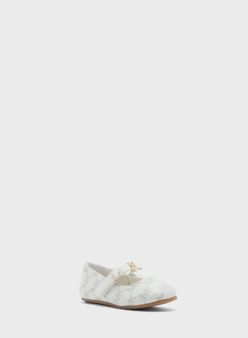 Michael Kors Kids Emmeline Velcro Ballerinas