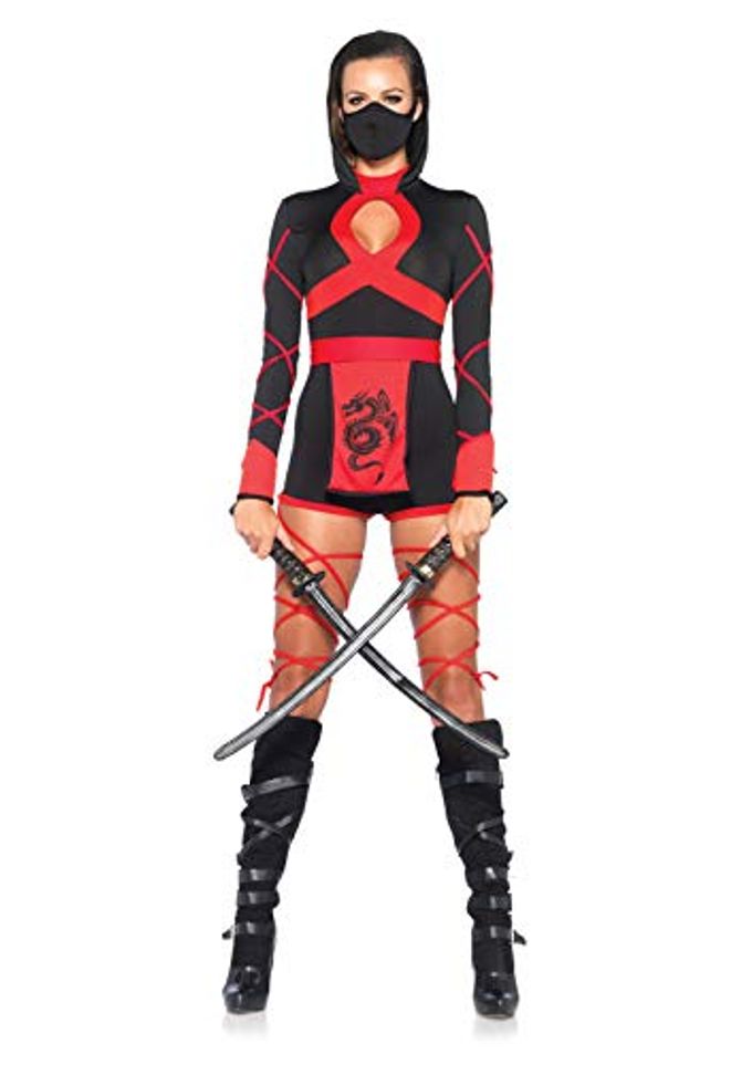 Leg Avenue Women's Costume, Black/Red, X-Large - Image 2