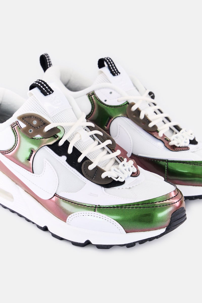 Nike Women Max 90 Futura Lace Up Outdoor Shoes, Multicolor - Image 4
