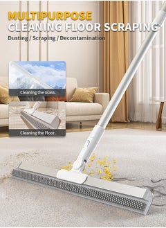 Generic 2 in 1 Magic Broom, Five-Row Raised Panel Design, 180° Rotating Floor Wiper, Perfect for Floors, Tiles, and Window Cleaning  - Image 2