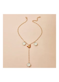Marguerite Butterfly Pendant Necklace