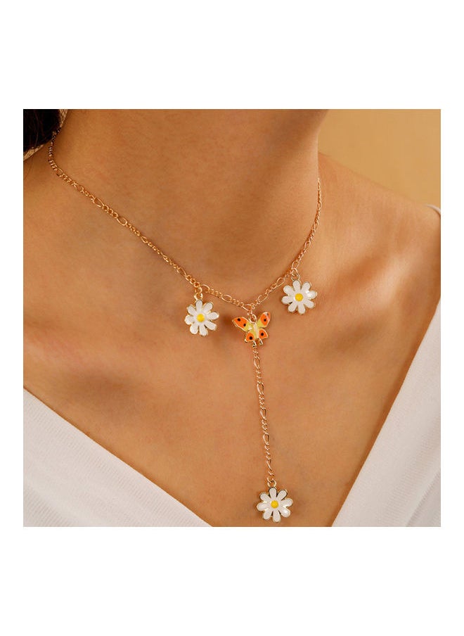 NIBEMINENT - Marguerite Butterfly Pendant Necklace - Image 1