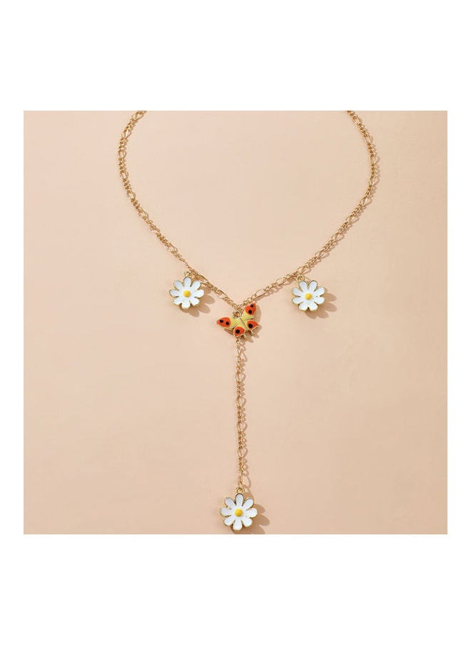 NIBEMINENT - Marguerite Butterfly Pendant Necklace - Image 1