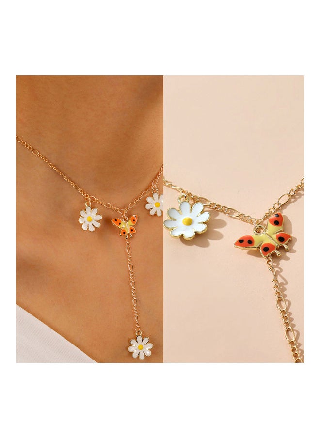 NIBEMINENT - Marguerite Butterfly Pendant Necklace - Image 1