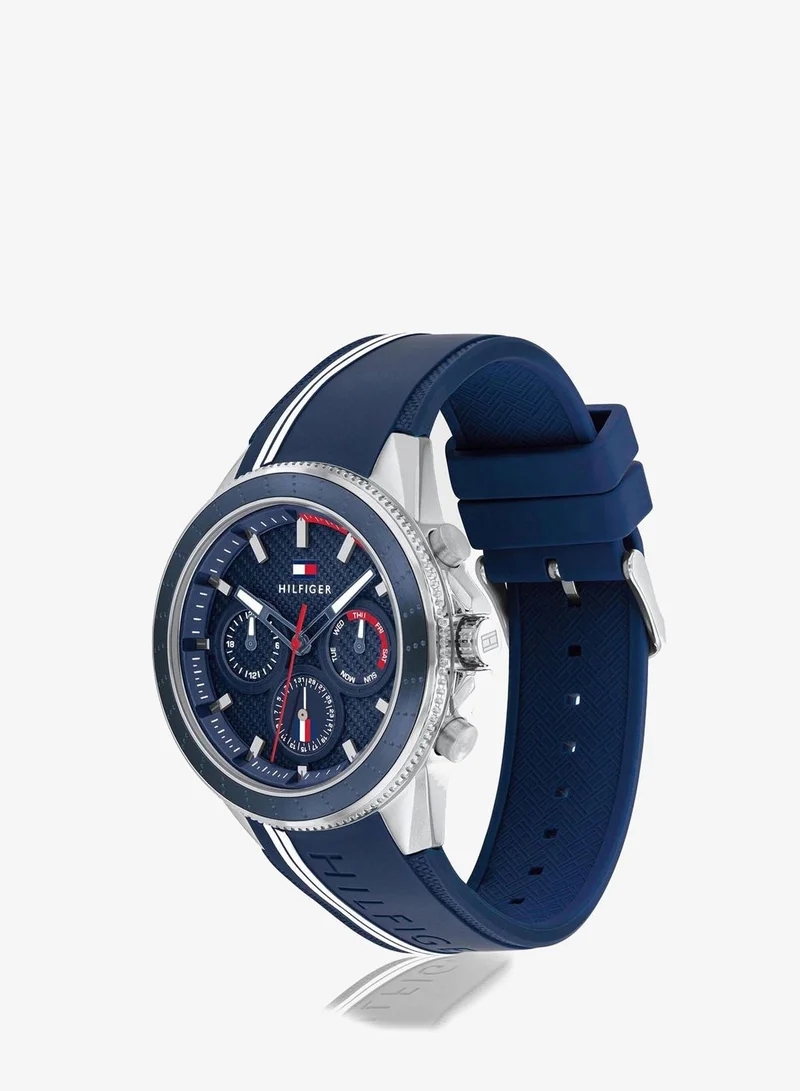 Tommy Hilfiger  Analogue Watch with Silicone Bracelet for Men | Best Price UAE