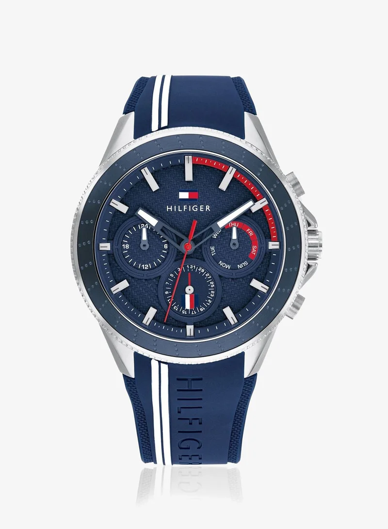 Tommy Hilfiger  Analogue Watch with Silicone Bracelet for Men | Best Price UAE