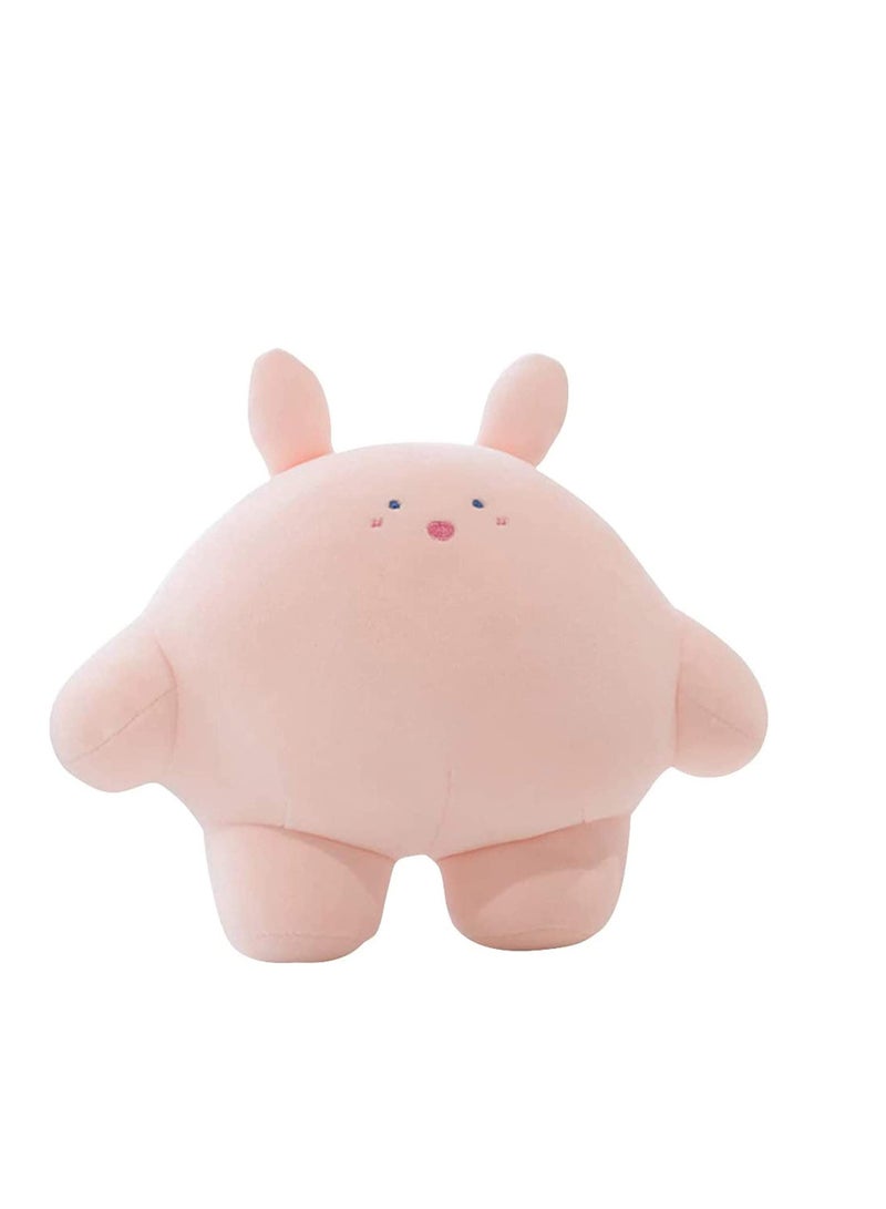 15.7 inch C ute Rabbit Plush Stuffed Animal Body Pillow Fat Cartoon Cylindrical Body Pillows for Kids, Super Soft Hugging Toy Gifts for Bedding, Kids Sleeping Nap Kawaii Pillow