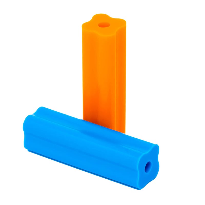 INVISALIGN أجهزة تثبيت إنفزلاين، مضغوطات زرقاء وبرتقالية (عبوة 2)  - Image 2