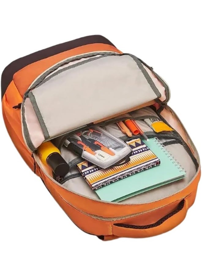 American Tourister Mate 2.0 Backpack, 31L Capacity, Polyester, Mustard Yellow|Antimicrobial Lining|Rain Cover|Ergo Back & Shoulder|Bottle Holder|15.6" Laptop Compartment - 1 Year Global Warranty - Image 3