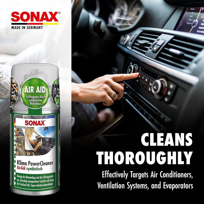 Sonax Car A/C Cleaner Spray - Fast-Acting Air Conditioner Cleaner for Car Ventilation, Odor Removal, and Long-Lasting Freshness - Image 5