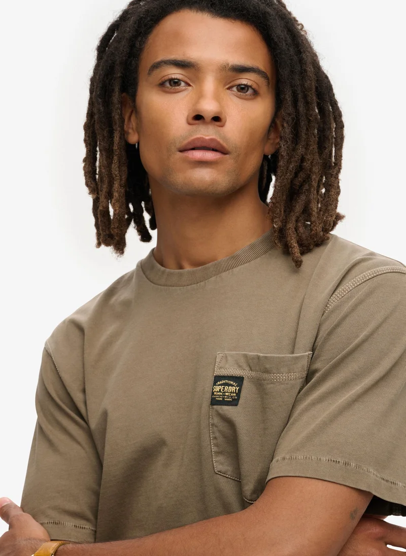 Superdry Contrast Stitch Pocket T-Shirt