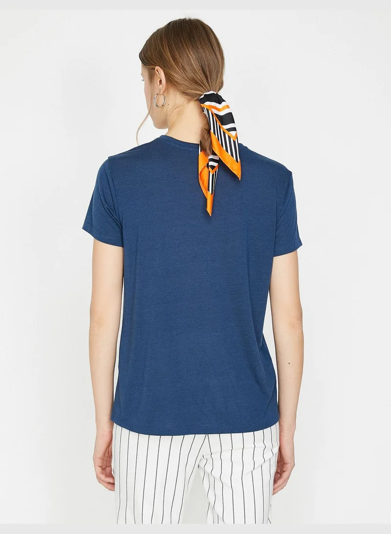 KOTON Letter Printed T-Shirt