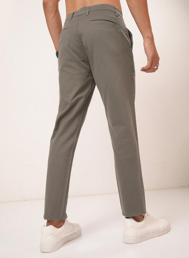 HIGHLANDER Mid Rise Slim Fit Chino Trousers - Image 3