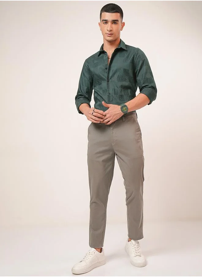 هاي لاندر Mid Rise Slim Fit Chino Trousers