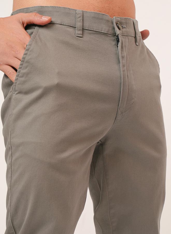 HIGHLANDER Mid Rise Slim Fit Chino Trousers - Image 5