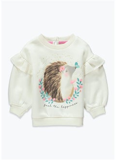 Unisex Cream Hedgehog Sweatshirt - pzsku/Z9B5E83D1436C0209792EZ/45/_/1701248153/a0b7cb3a-6a61-42d7-99d2-a33772fd415b