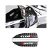 Suvnie 2 PCS Carbon Fiber Automotive Rear View Side Mirror Rain Eyebrow Universal Vehicle Side View Mirror Rain Cover for Car Truck SUV - Image 2