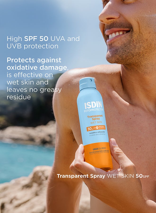 ISDIN فوتوبروتيكتور رذاذ للجلد الرطب SPF50+ 250 مل - Image 2