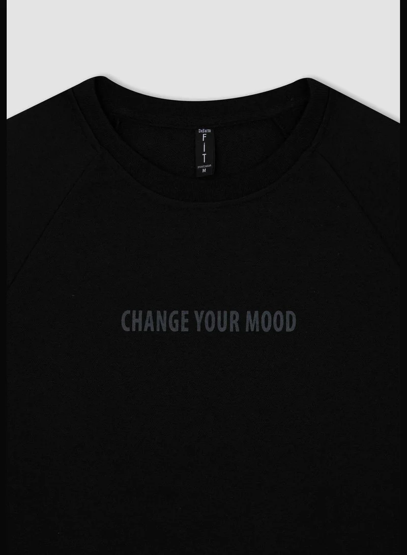 DeFacto Man Crew Neck Knitted Sweatshirt