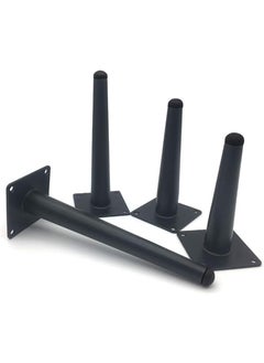 Dcloud Dcloud Set of 4 Round Inclined Sleek Tapered Chair Legs Sofa Table Legs Furniture Legs Tool_ Inclined with Mounting Screws 8 inch  - Image 3